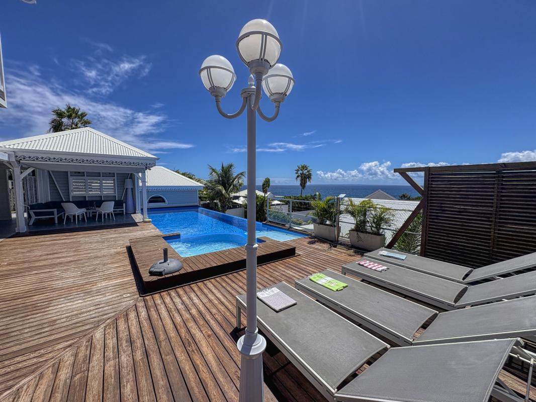 6.Location villa piscine Sainte Anne Guadeloupe_Vue mer